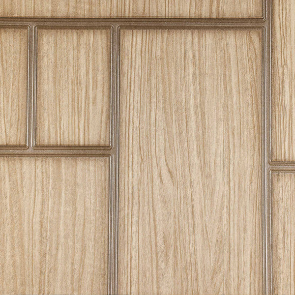Luxury Brown Wood Textured 3D Embossed Wallpaper, Industrial Non-Woven Wall Covering, 41.7"W x 398"H, Washable Removable for 