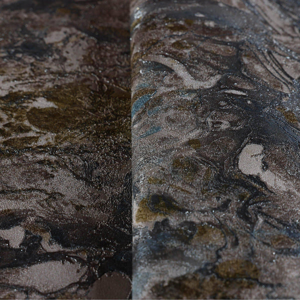 Luxury Blue Marble Stone Textured Wallpaper, Industrial Non-Woven Wall Covering, 41.7"W x 614"H, Washable Removable for Livin