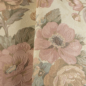 Luxury Cream Floral Textured Wallpaper, Boho Non-Woven Wall Covering, 41.7"W x 614"H, Washable Removable for Living Room Bedr