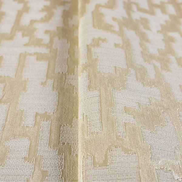 Luxury Beige Abstract Metallic Wallpaper, Boho Non-Woven Wall Covering, 41.7"W x 614"H, Washable Removable for Living Room Be