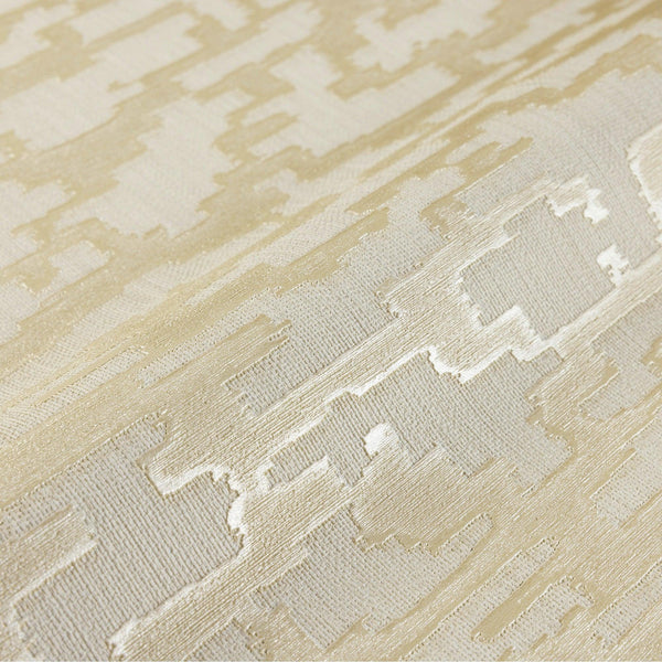 Luxury Beige Abstract Metallic Wallpaper, Boho Non-Woven Wall Covering, 41.7"W x 614"H, Washable Removable for Living Room Be