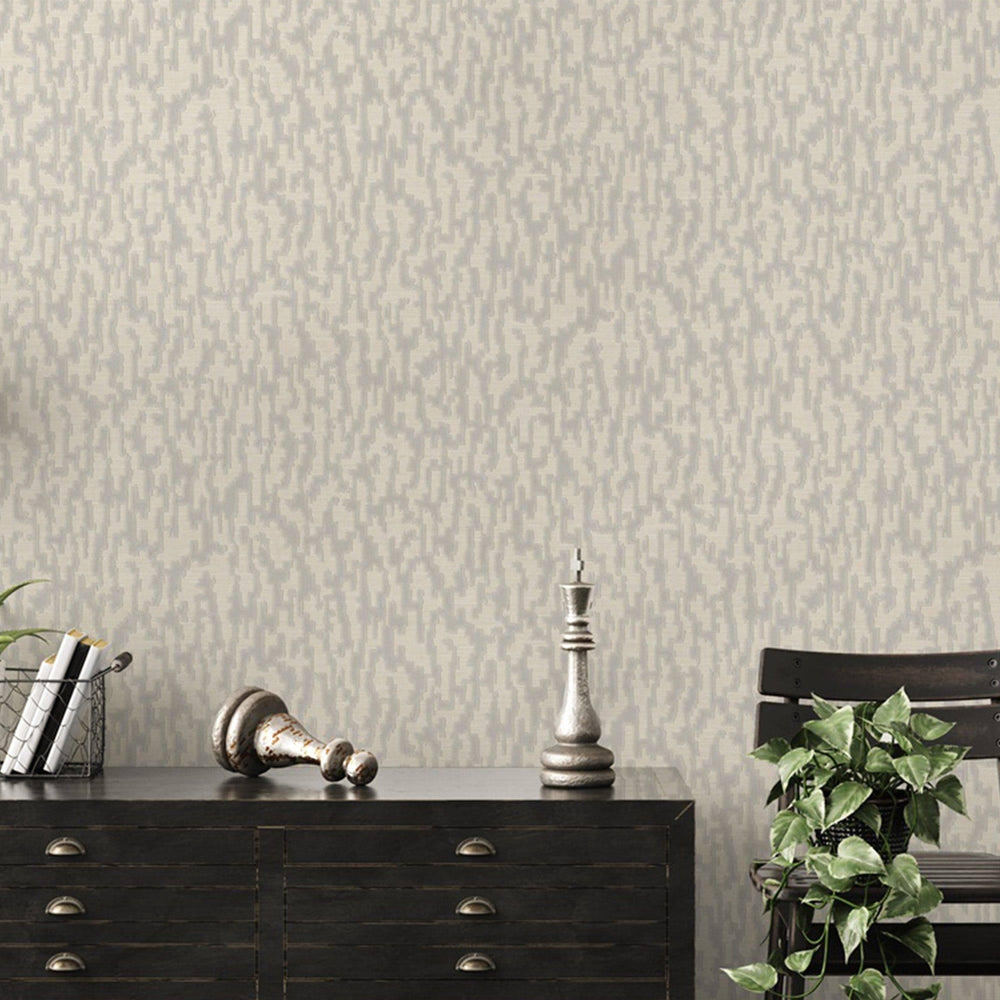 Luxury Metallic Abstract Metallic Wallpaper, Glam Non-Woven Wall Covering, 41.7"W x 614"H, Washable Removable for Living Room