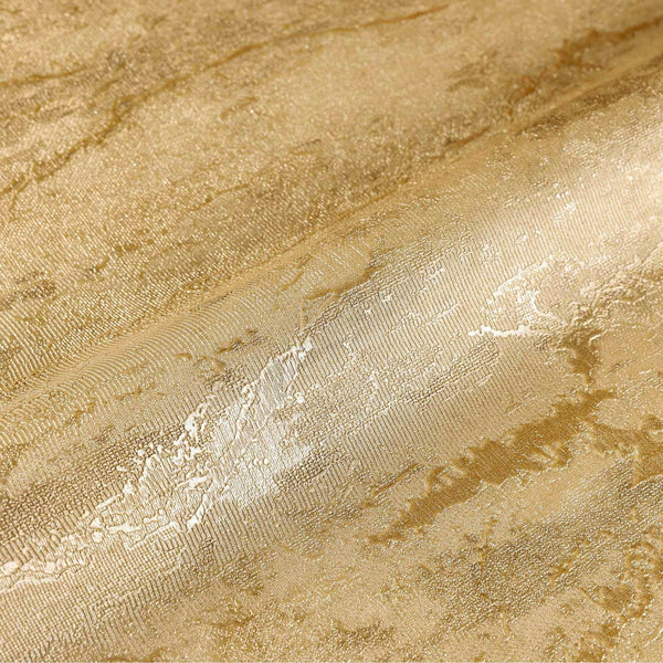 Luxury Gold Abstract Distressed Wallpaper, Glam Non-Woven Wall Covering, 41.7"W x 398"H, Washable Removable for Living Room B