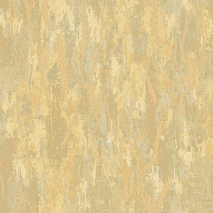 Luxury Gold Abstract Distressed Wallpaper, Glam Non-Woven Wall Covering, 41.7"W x 398"H, Washable Removable for Living Room B