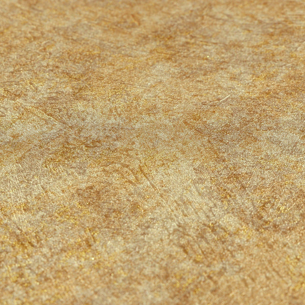 Luxury Gold Abstract Distressed 3D Embossed Wallpaper, Boho Non-Woven Wall Covering, 41.7"W x 398"H, Washable Removable for L