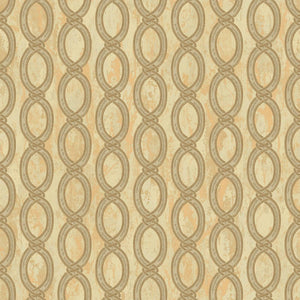 Luxury Gold Geometric Embossed 3D Embossed Wallpaper, Country Non-Woven Wall Covering, 41.7"W x 398"H, Washable Removable for