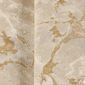 Luxury Beige Marble Textured Wallpaper, Farmhouse Non-Woven Wall Covering, 41.7"W x 614"H, Washable Removable for Living Room