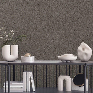 Luxury Brown Granite Stone 3D Embossed Wallpaper, Glam Non-Woven Wall Covering, 41.7"W x 398"H, Washable Removable for Living