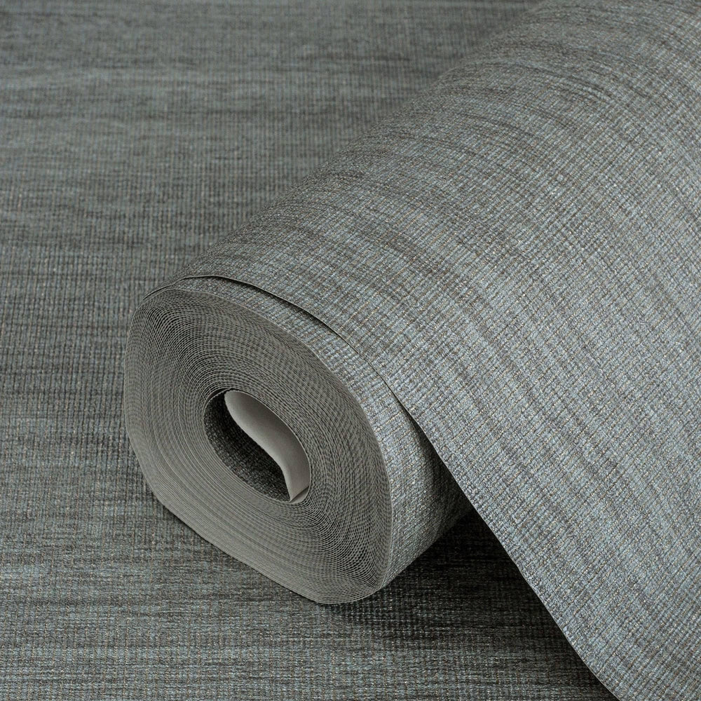 Luxury Gray Abstract Striped 3D Embossed Wallpaper, Contemporary Non-Woven Wall Covering, 41.7"W x 614"H, Washable Removable 