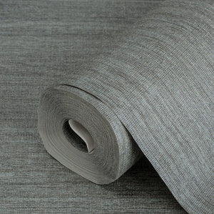 Luxury Gray Abstract Striped 3D Embossed Wallpaper, Contemporary Non-Woven Wall Covering, 41.7"W x 614"H, Washable Removable 