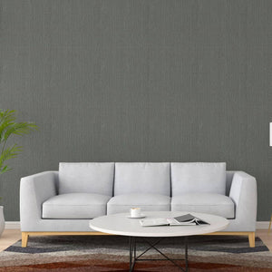 Luxury Gray Abstract Striped 3D Embossed Wallpaper, Contemporary Non-Woven Wall Covering, 41.7"W x 614"H, Washable Removable 