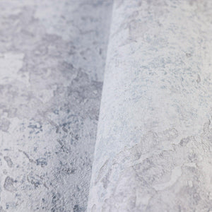 Luxury Blue Abstract Metallic 3D Embossed Wallpaper, Glam Non-Woven Wall Covering, 41.7"W x 614"H, Washable Removable for Liv