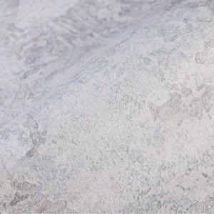 Luxury Blue Abstract Metallic 3D Embossed Wallpaper, Glam Non-Woven Wall Covering, 41.7"W x 614"H, Washable Removable for Liv