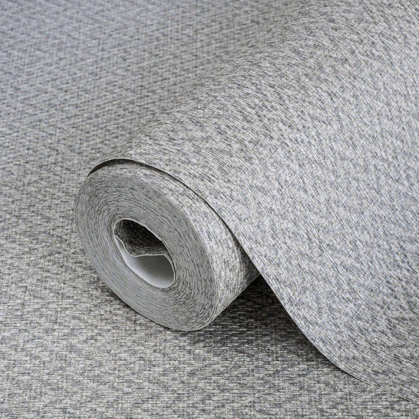 Luxury Brown Chevron Fabric Textured Wallpaper, Premium Non-Woven Wall Covering, 41.7"W x 398"H, Washable Removable for Livin