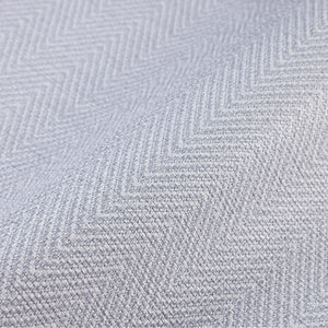 Luxury Gray Chevron Fabric Textured Wallpaper, Modern Non-Woven Wall Covering, 41.7"W x 614"H, Washable Removable for Living 