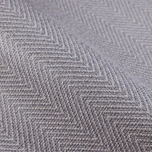 Luxury Gray Chevron Fabric Textured Wallpaper, Modern Non-Woven Wall Covering, 41.7"W x 614"H, Washable Removable for Living 