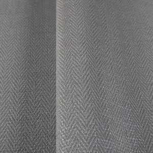 Luxury Gray Chevron Fabric Textured Wallpaper, Farmhouse Non-Woven Wall Covering, 41.7"W x 614"H, Washable Removable for Livi