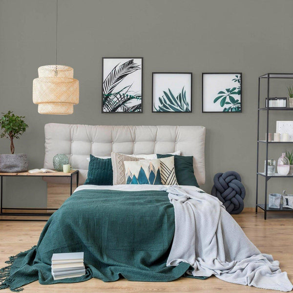 Luxury Gray Chevron Fabric Textured Wallpaper, Farmhouse Non-Woven Wall Covering, 41.7"W x 614"H, Washable Removable for Livi