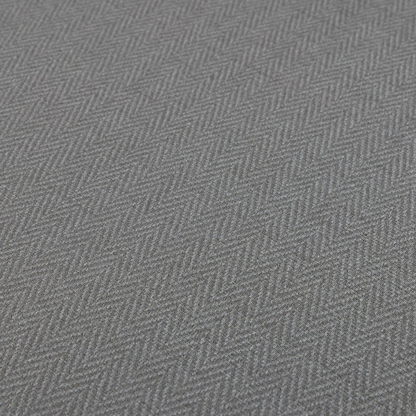 Luxury Gray Chevron Fabric Textured Wallpaper, Farmhouse Non-Woven Wall Covering, 41.7"W x 614"H, Washable Removable for Livi
