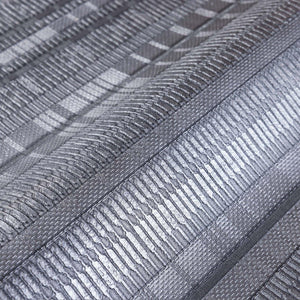 Luxury Gray Striped Stripe Wallpaper, Premium Non-Woven Wall Covering, 41.7"W x 398"H, Washable Removable for Living Room Bed