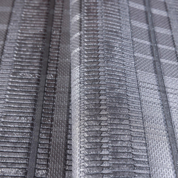 Luxury Gray Striped Stripe Wallpaper, Premium Non-Woven Wall Covering, 41.7"W x 398"H, Washable Removable for Living Room Bed