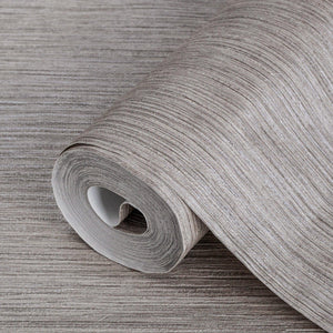 Luxury Gray Striped Stripe Textured Wallpaper, Contemporary Non-Woven Wall Covering, 41.7"W x 614"H, Washable Removable for L