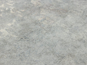 Luxury Gray Distressed Metallic 3D Embossed Wallpaper, Contemporary Non-Woven Wall Covering, 41.7"W x 614"H, Washable Removab