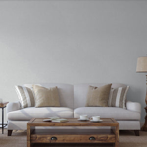 Luxury Gray Fabric Textured Wallpaper, Farmhouse Non-Woven Wall Covering, 41.7"W x 614"H, Washable Removable for Living Room 