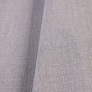 Luxury Gray Fabric Textured Wallpaper, Boho Non-Woven Wall Covering, 41.7"W x 614"H, Washable Removable for Living Room Bedro