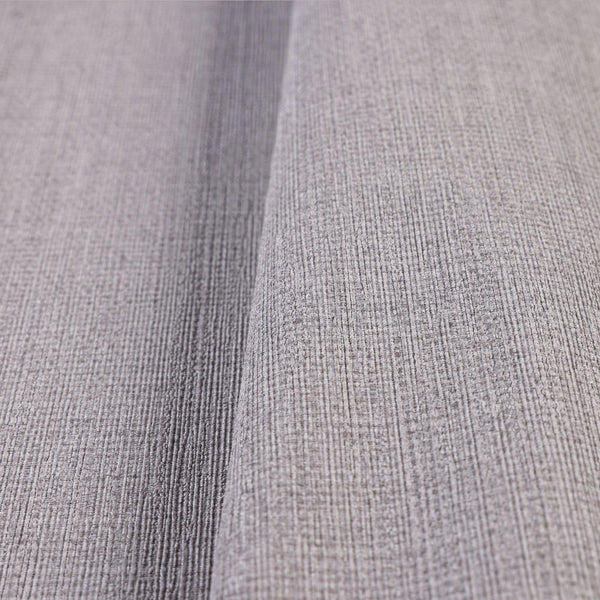 Luxury Gray Fabric Textured Wallpaper, Boho Non-Woven Wall Covering, 41.7"W x 614"H, Washable Removable for Living Room Bedro