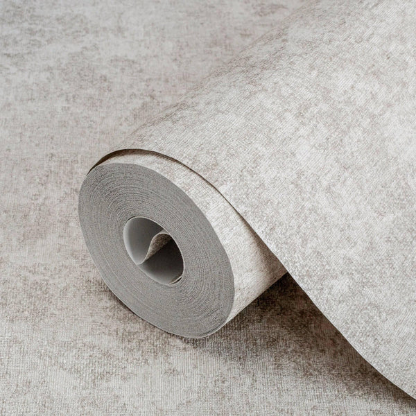 Luxury Gray Abstract Distressed Textured Wallpaper, Contemporary Non-Woven Wall Covering, 41.7"W x 614"H, Washable Removable 