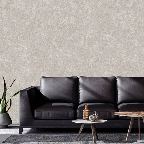 Luxury Gray Abstract Distressed Textured Wallpaper, Contemporary Non-Woven Wall Covering, 41.7"W x 614"H, Washable Removable 