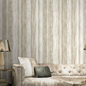 Luxury Gray Embossed Tree 3D Embossed Wallpaper, Contemporary Non-Woven Wall Covering, 41.7"W x 398"H, Washable Removable for