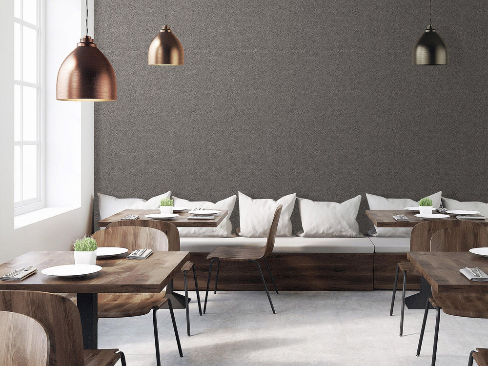 Luxury Gray Granite Stone Textured Wallpaper, Industrial Non-Woven Wall Covering, 41.7"W x 614"H, Washable Removable for Livi