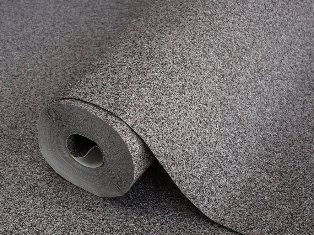 Luxury Gray Granite Stone Textured Wallpaper, Industrial Non-Woven Wall Covering, 41.7"W x 614"H, Washable Removable for Livi