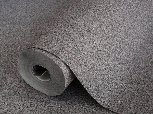 Luxury Gray Granite Stone Textured Wallpaper, Industrial Non-Woven Wall Covering, 41.7"W x 614"H, Washable Removable for Livi