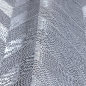 Luxury Gray Chevron Geometric Wallpaper, Premium Non-Woven Wall Covering, 41.7"W x 398"H, Washable Removable for Living Room 