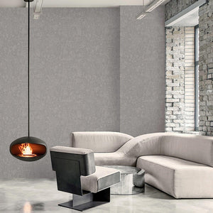 Luxury Gray Abstract Textured Wallpaper, Minimalist Non-Woven Wall Covering, 41.7"W x 614"H, Washable Removable for Living Ro