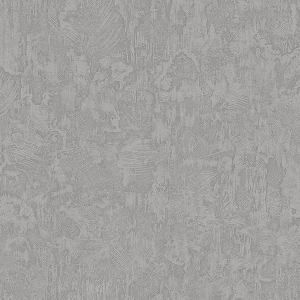Luxury Gray Abstract Textured Wallpaper, Minimalist Non-Woven Wall Covering, 41.7"W x 614"H, Washable Removable for Living Ro