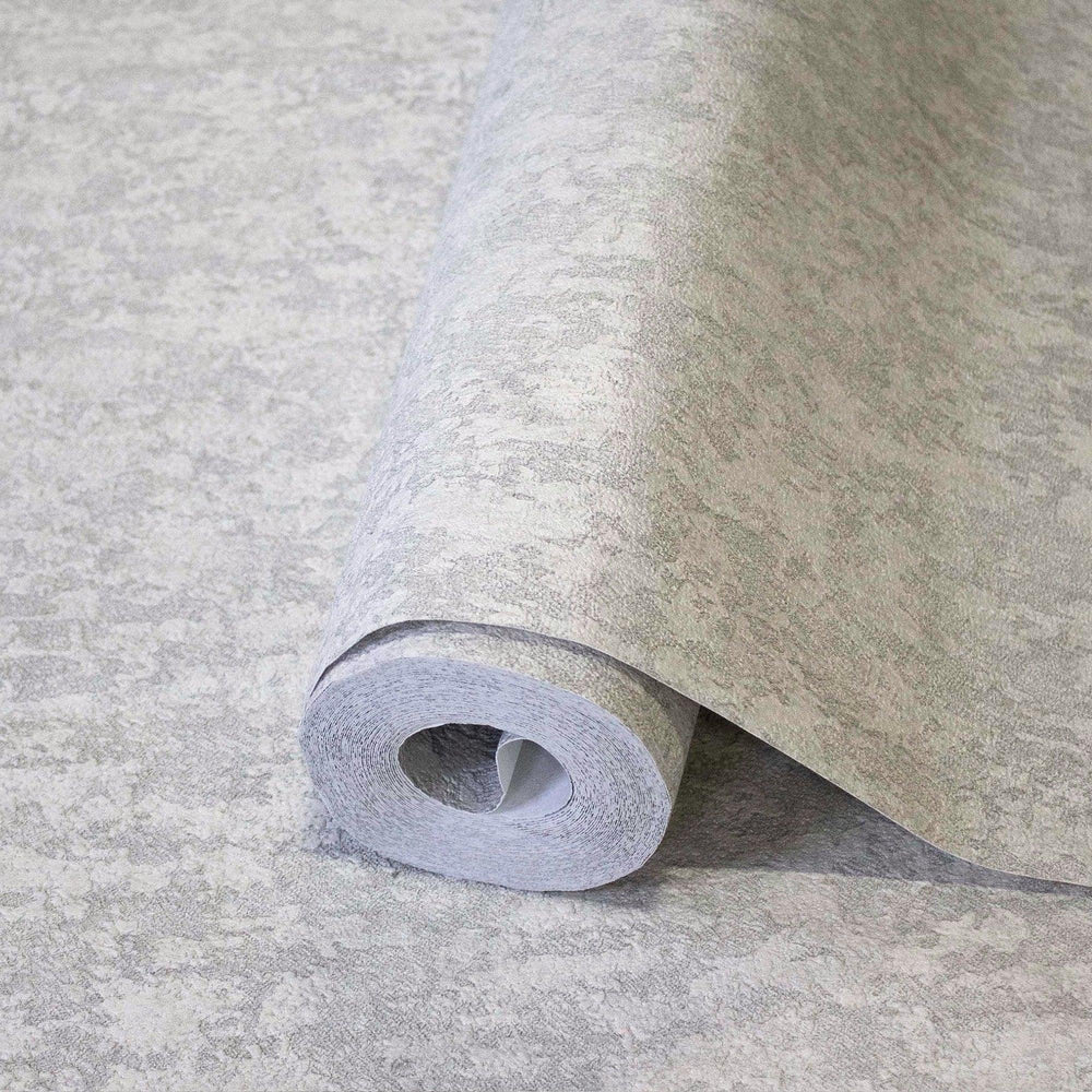 Luxury Gray Abstract Distressed Wallpaper, Contemporary Non-Woven Wall Covering, 41.7"W x 398"H, Washable Removable for Livin