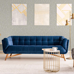 Luxury Gray Abstract Distressed Wallpaper, Contemporary Non-Woven Wall Covering, 41.7"W x 398"H, Washable Removable for Livin