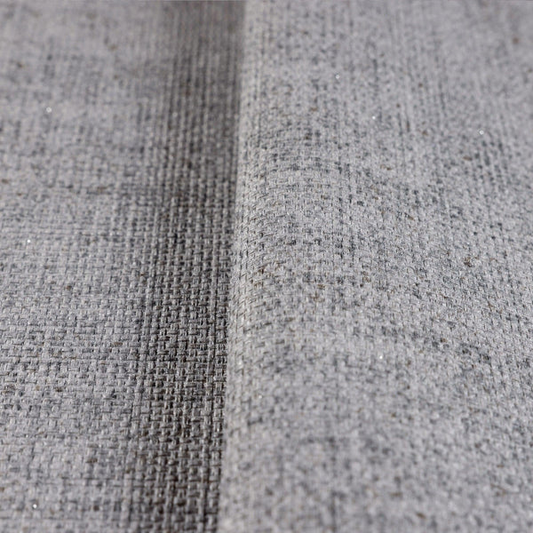 Luxury Gray Fabric Textured Wallpaper, Premium Non-Woven Wall Covering, 41.7"W x 398"H, Washable Removable for Living Room Be