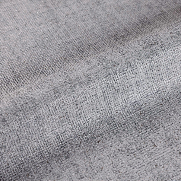 Luxury Gray Fabric Textured Wallpaper, Premium Non-Woven Wall Covering, 41.7"W x 398"H, Washable Removable for Living Room Be