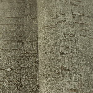 Luxury Green Wood Textured Wallpaper, Country Non-Woven Wall Covering, 41.7"W x 614"H, Washable Removable for Living Room Bed