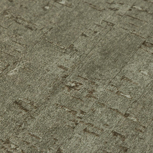Luxury Green Wood Textured Wallpaper, Country Non-Woven Wall Covering, 41.7"W x 614"H, Washable Removable for Living Room Bed