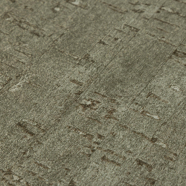 Luxury Green Wood Textured Wallpaper, Country Non-Woven Wall Covering, 41.7"W x 614"H, Washable Removable for Living Room Bed