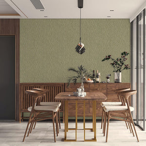 Luxury Green Geometric Embossed 3D Embossed Wallpaper, Boho Non-Woven Wall Covering, 41.7"W x 614"H, Washable Removable for L