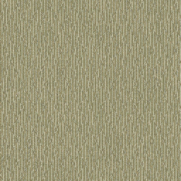 Luxury Green Geometric Embossed 3D Embossed Wallpaper, Boho Non-Woven Wall Covering, 41.7"W x 614"H, Washable Removable for L