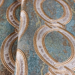 Luxury Green Geometric Embossed 3D Embossed Wallpaper, Contemporary Non-Woven Wall Covering, 41.7"W x 398"H, Washable Removab