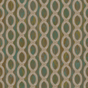 Luxury Green Geometric Embossed 3D Embossed Wallpaper, Contemporary Non-Woven Wall Covering, 41.7"W x 398"H, Washable Removab